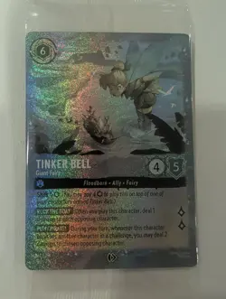 SEALED-Tinker Bell Giant Fairy 11/P3 Promo Glimmer Foil Lorcana - Image 1