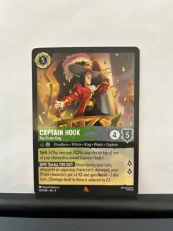 Lorcana Captain Hook - The Pirate King 109/204 Reign of Jafar Regular - Image 1