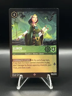 Elinor - Renowned Diplomat 86/204 Wilds Unknown Cold Foil Super Rare - Image 1
