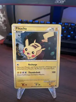 Pokemon TCG Pikachu HGSS03 Black Star Promos Holo Card NM - Image 1