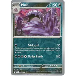 089/165 Muk : (Reverse Holo) Card : SV03.5 151 Pokemon Trading Card Game - Image 1