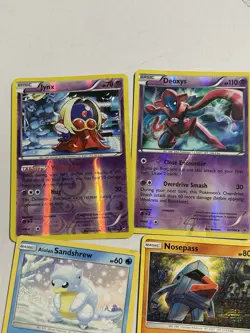Damaged Pokemon Card Lot Mostly Vintage - Image 3