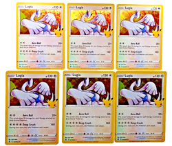 Pokemon Lugia 022/025 Celebrations Lot of 6 Holo Rare TCG 2021 Pokemon Cards NM - Image 5