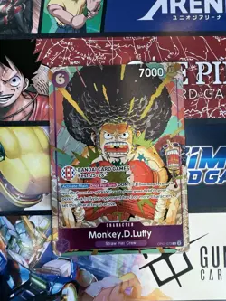 Monkey.D.Luffy Bandai Card Games Fest 25-26 Stamped One Piece Promo OP07-073 - Image 1