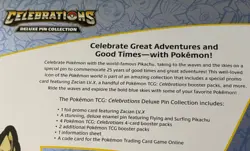POKEMON TCG CELEBRATIONS PIKACHU PIN COLLECTION ZACIAN LV.X 160 with 37 Cards - Image 5