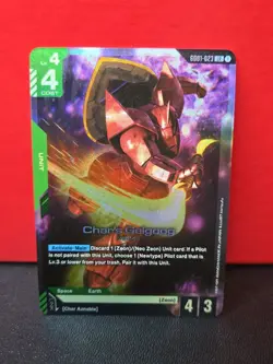 Gundam Card Game Newtype Rising Char’s Gelgoog GD01-023 LR - Image 2