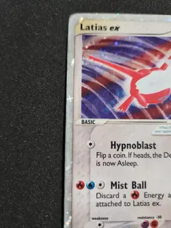 2003 Pokemon EX Dragon Latias EX Holo Card #93/97 - Image 3