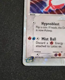 2003 Pokemon EX Dragon Latias EX Holo Card #93/97 - Image 4