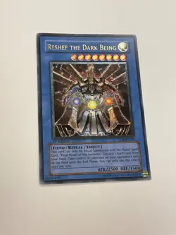 RESHEF DARK BEING YuGiOh TLM-EN033 HG 1ST EDITION HOLO CARD TCG RARE 1996 - Image 4