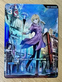 A Show of Resolve Alternate Art Foil - GD01-100 U+ NM - Gundam TCG Card Game - Image 1