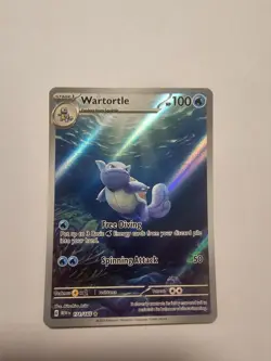 Pokemon TCG Wartortle Scarlet & Violet-151 171/165 Holo Illustration Rare - Image 1