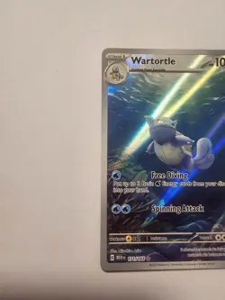 Pokemon TCG Wartortle Scarlet & Violet-151 171/165 Holo Illustration Rare - Image 2
