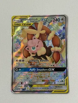 Pokemon TCG Mega Lopunny & Jigglypuff GX Tag Team 226/236 - Image 1