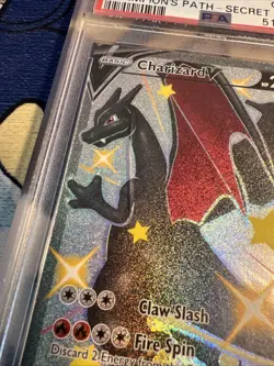 2020 Pokemon SWSH FA/Charizard V Champions Path Secret Rare PSA 10 CRACKED CASE - Image 3