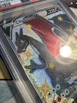 2020 Pokemon SWSH FA/Charizard V Champions Path Secret Rare PSA 10 CRACKED CASE - Image 4