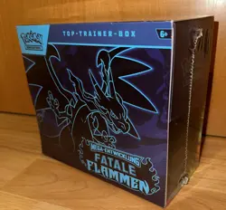 Pokemon Fatale Flammen Top Trainer Box - Deutsch OVP Sealed Neu - Image 1