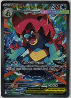Mega Feraligatr ex #274/217 Ascended Heroes NM Pokemon TCG - Image 1