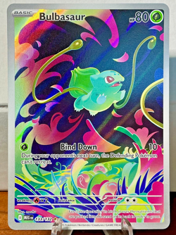 Bulbasaur 133/132 Illustration Rare Mega Evolution Pokemon TCG - Image 1