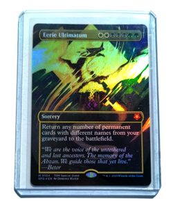 Eerie Ultimatum (Borderless) Special Guests NM FOIL Tarkir Dragonstorm MTG - Image 1