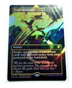 Eerie Ultimatum (Borderless) Special Guests NM FOIL Tarkir Dragonstorm MTG - Image 2