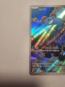 Pokemon TCG Marill Scarlet & Violet - Paldea Evolved 204/193 Holo IR - Image 3