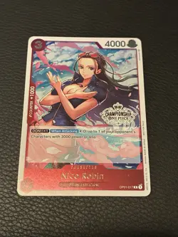 Nico Robin (Store Championship Participation Pack) OP01-017 One Piece Promotion - Image 1
