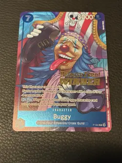Buggy P-084 Pre Release Event Winner - One Piece TCG Promo - Image 1
