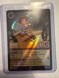 Disney Lorcana TCG Jessie Lively Cowgirl 20/204 Foil - Image 1