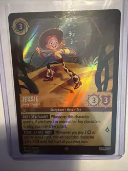 Disney Lorcana TCG Jessie Lively Cowgirl 20/204 Foil - Image 2