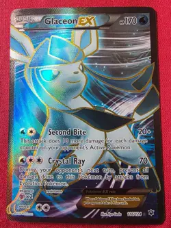 Glaceon EX - 116/124 - Pokemon Fates Collide Full Art Ultra Rare Card NM - Image 2