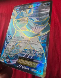 Glaceon EX - 116/124 - Pokemon Fates Collide Full Art Ultra Rare Card NM - Image 3