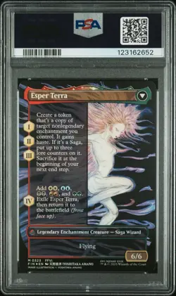PSA 10 TERRA ARTIST BORDERLESS FOIL 2025 MAGIC THE GATHERING FINAL FANTASY #0323 - Image 2