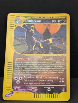 Umbreon 041/147 Aquapolis Reverse Holo Ultra Rare Pokemon TCG Nintendo Eevee MP+ - Image 3