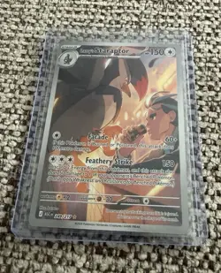 Pokemon TCG Larry's Staraptor 249/217 Holo English. Fresh from pack - Image 1