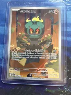 Pokemon TCG Marshadow 146/132 Mega Evolutions Illustration Rare NM - Image 1