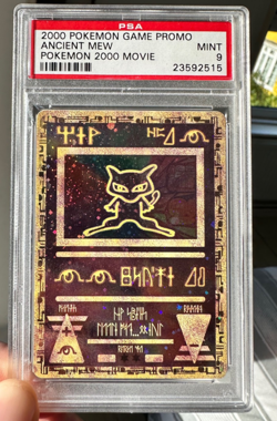 Ancient Mew PSA 9 Mint Pokemon TCG Card 2000 Movie Promo - Image 1