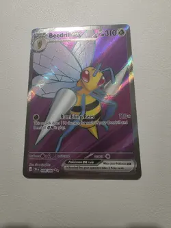 Pokemon TCG Chaos Rising Beedrill EX 098/086 Full Art Ultra Rare NM/M - Image 1