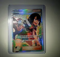 Zinnia Full Art 70/70 Dragon Majesty Holo NM+ - Image 1