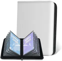 Jumbo Card Binder – PU Leather Ringless Card Collection Binder with 60 Pockets, - Image 1