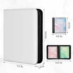 Jumbo Card Binder – PU Leather Ringless Card Collection Binder with 60 Pockets, - Image 2