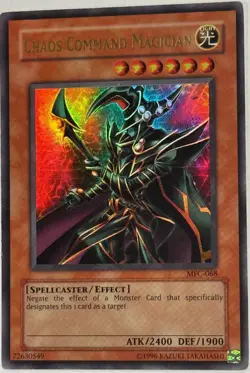Yu-Gi-Oh CHAOS COMMAND MAGICIAN Ultra Rare Holo Card MFC-068 - Image 1