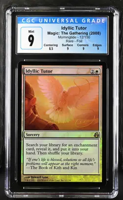 IDYLLIC TUTOR Morningtide Foil Rare CGC 9 MTG [Nostalgium] - Image 1