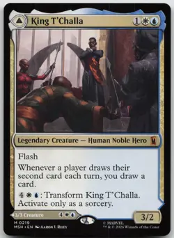 King T'Challa Marvel Super Heroes 219 NM M - Image 1