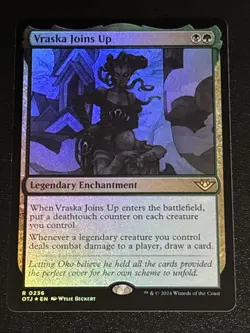 MTG Outlaws of Thunder Junction Vraska Joins Up Foil 0236 Rare - Image 1