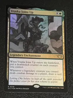 MTG Outlaws of Thunder Junction Vraska Joins Up Foil 0236 Rare - Image 2