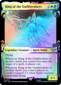 MTG KING OF THE OATHBREAKERS SHOWCASE SCROLL FOIL The Lord of the Rings NM - Image 1