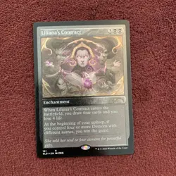 Liliana's Contract (161) (Foil Etched) Secret Lair Drop Foil - Image 1
