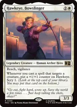 Hawkeye, Bowslinger - Foil Light Play, English Magic the Gathering MTG Commander - Image 1