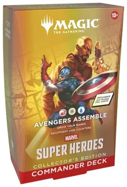MTG Marvel Super Heroes Avengers Assemble Collector Commander Sealed Deck - Image 1
