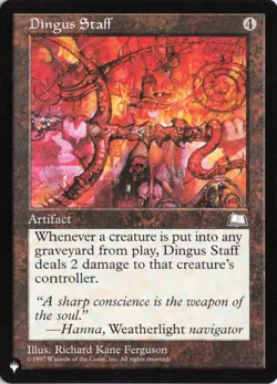 Dingus Staff LIST The List Reprints U Regular - Image 1